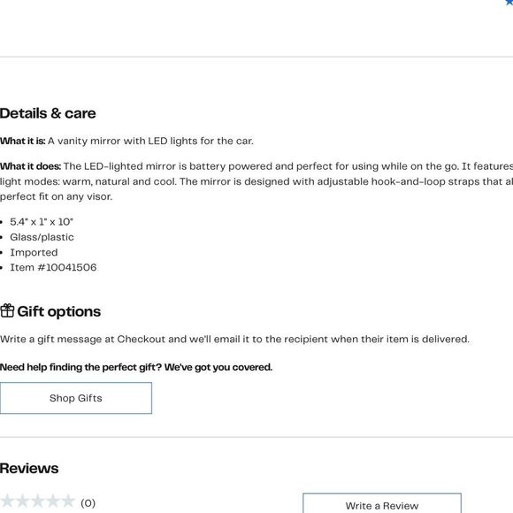 Danielle Creations LED Lights Car Visor Vanity Mirror - Picture 4 of 5